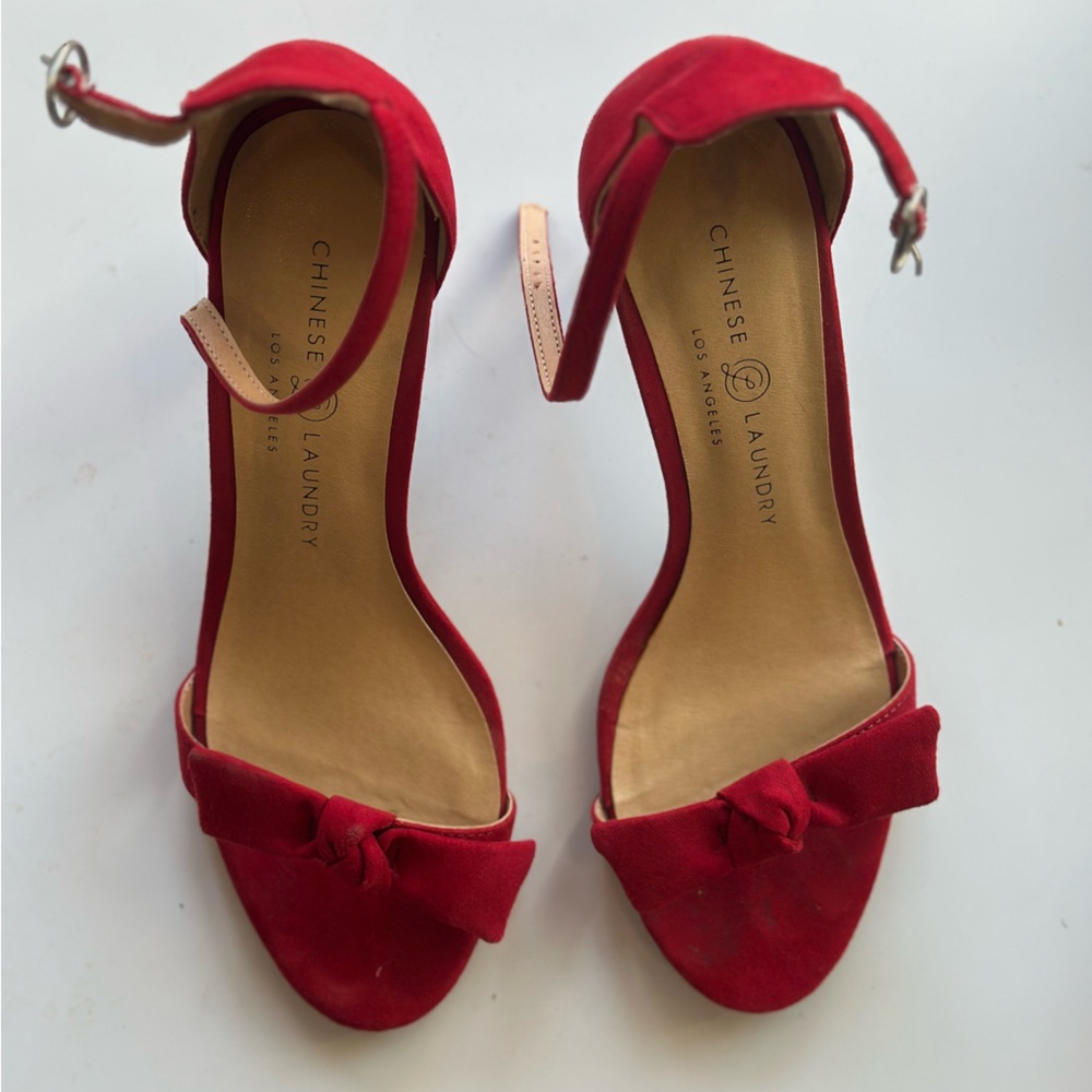 Red Chinese Laundry heels
